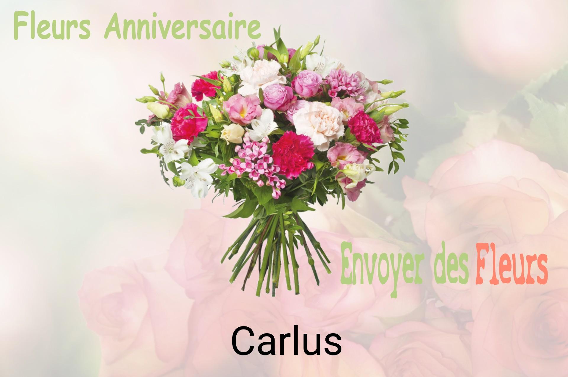 Bouquet de fleurs d’anniversaire livré à Carlus